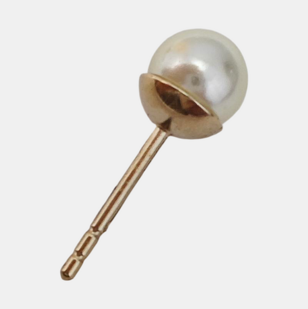 Metal Gold Stud Earrings