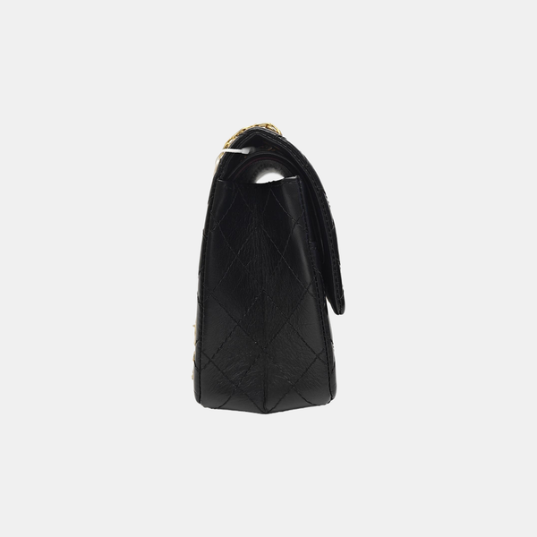 2.55 225 (small) Quilted Calfskin Black