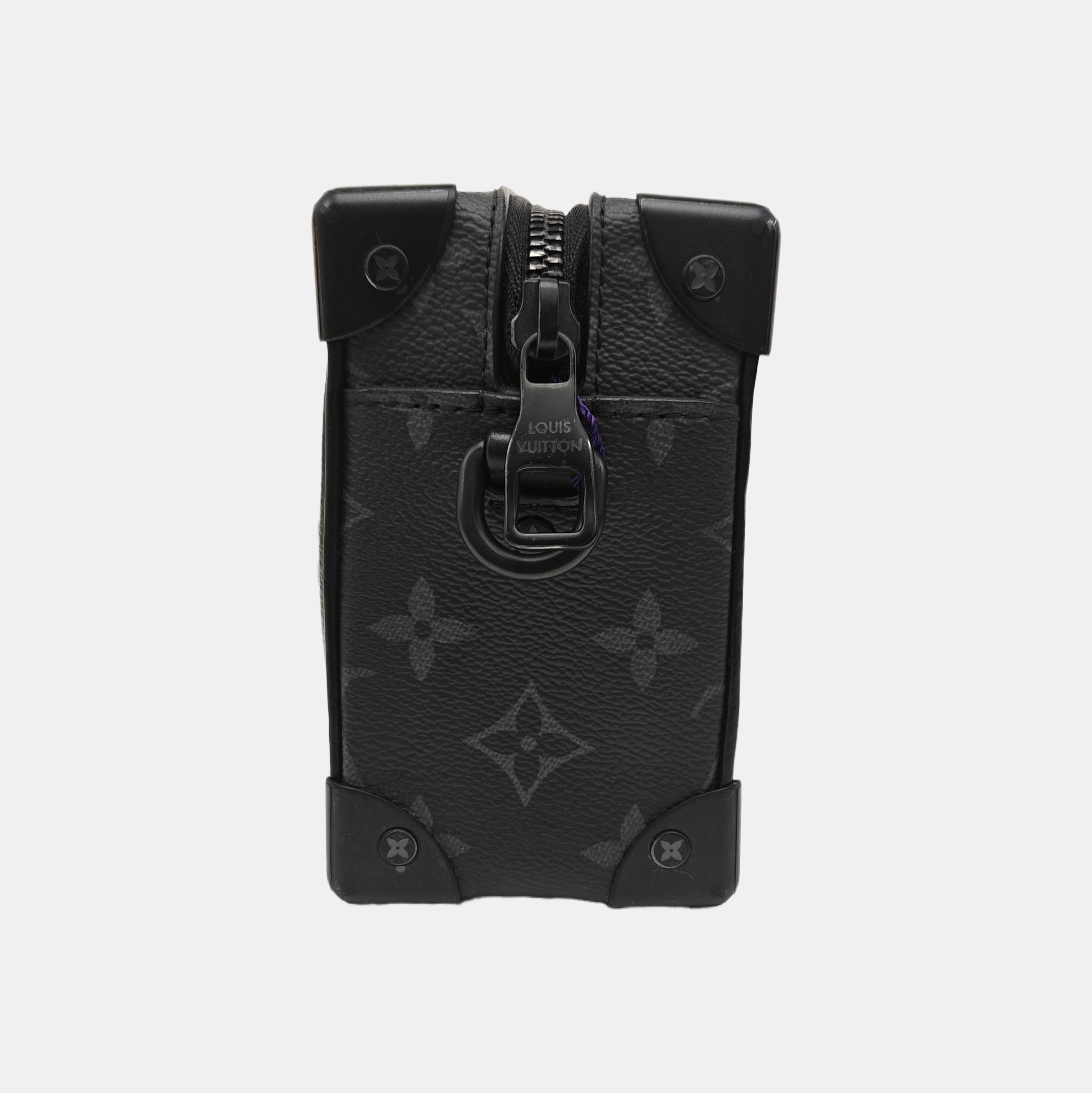 SOFT TRUNK Mini Monogram Coated Canvas Black