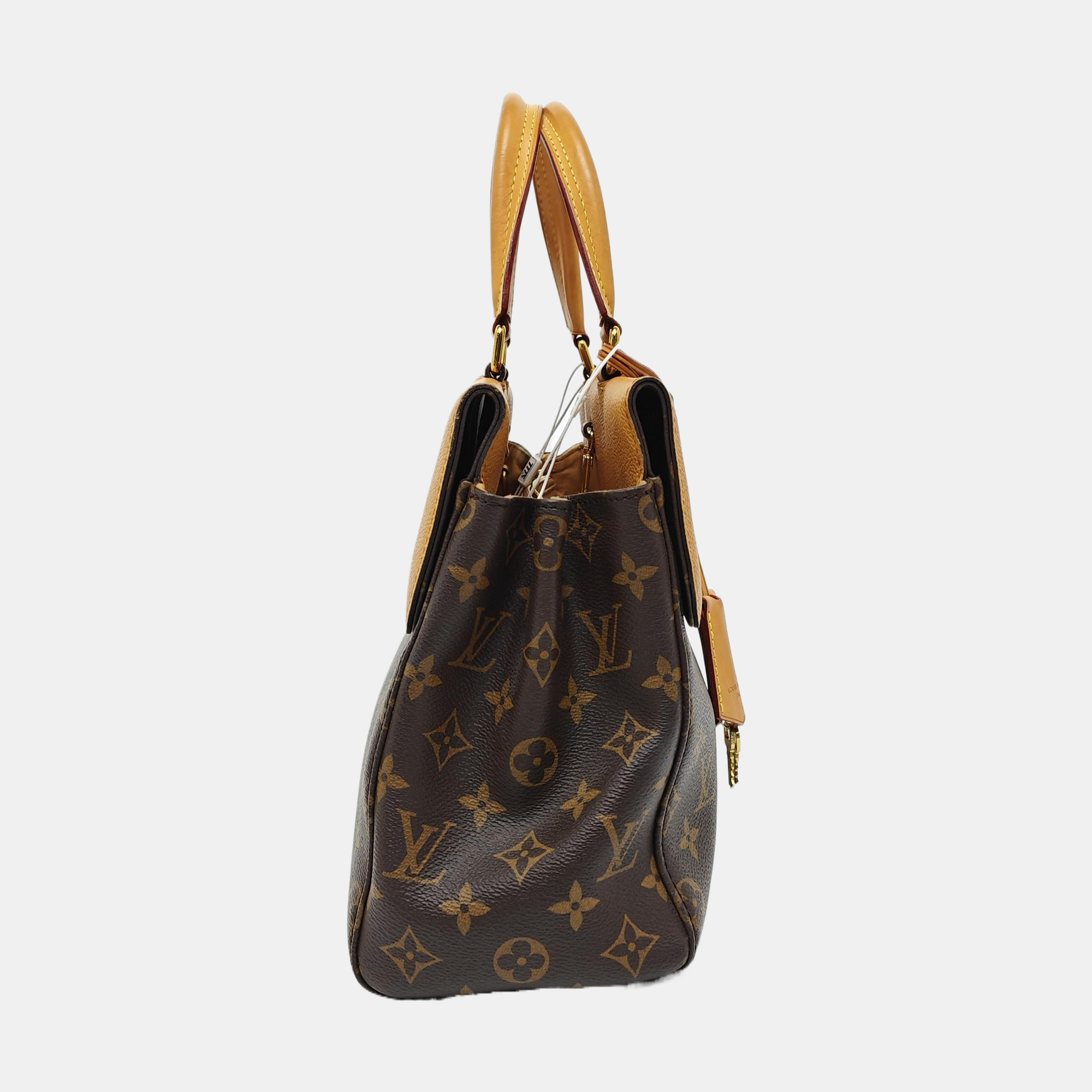 VÉNUS Monogram Coated Canvas Brown