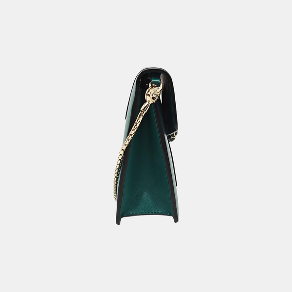 SERPENTI FOREVER Quilted Calfskin Green