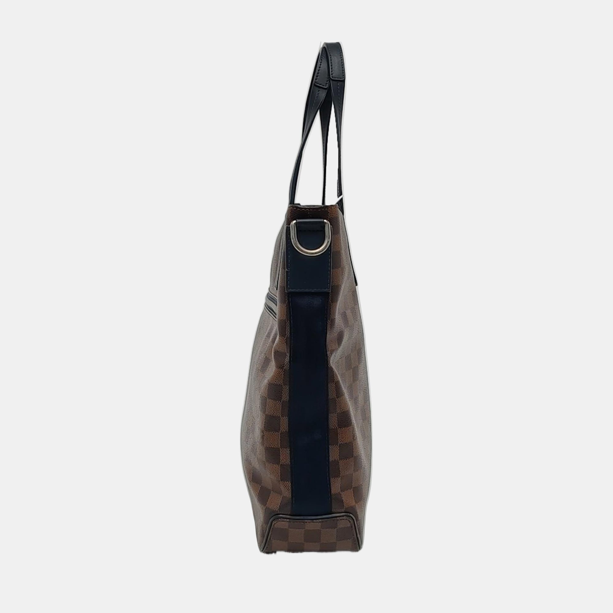 Damier Ebene Coated Canvas Brown