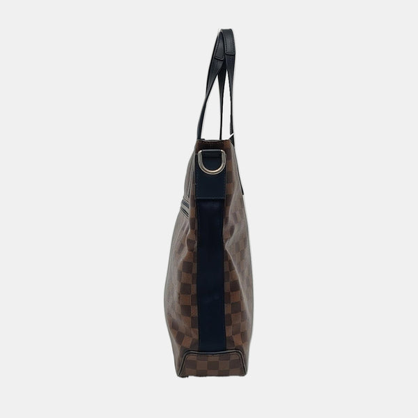 Damier Ebene Coated Canvas Brown