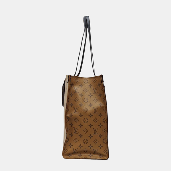 ONTHEGO GM Monogram Coated Canvas Brown