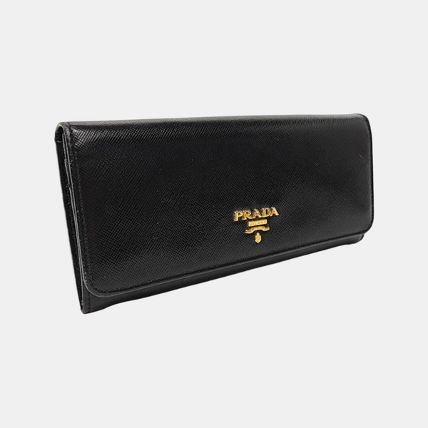 Saffiano Calfskin Wallet Black