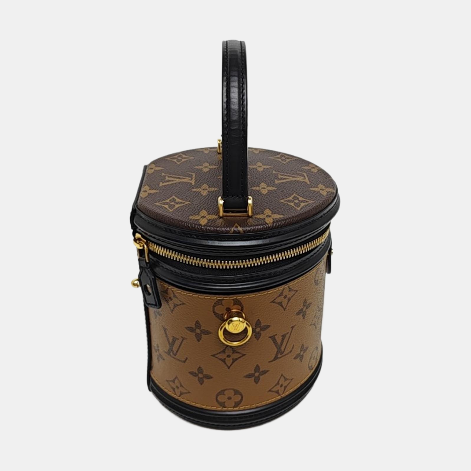 CANNES PM Monogram Coated Canvas Brown