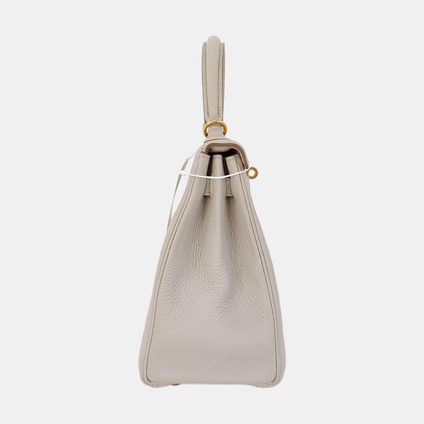 Kelly 25 Togo White