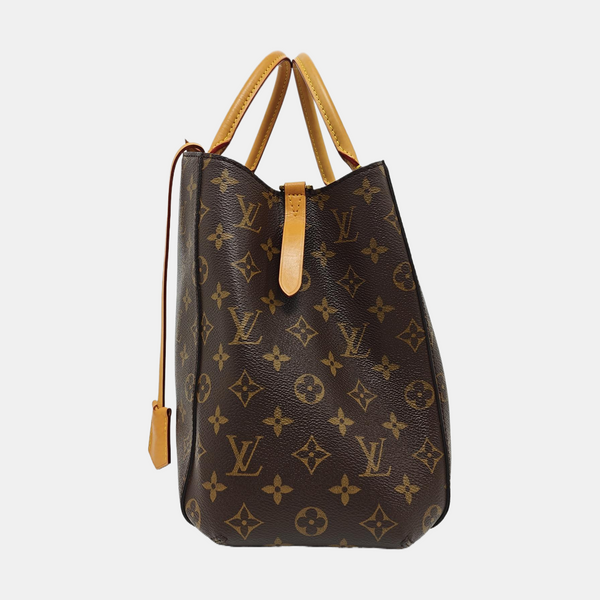 MONTAIGNE GM Monogram Coated Canvas Brown