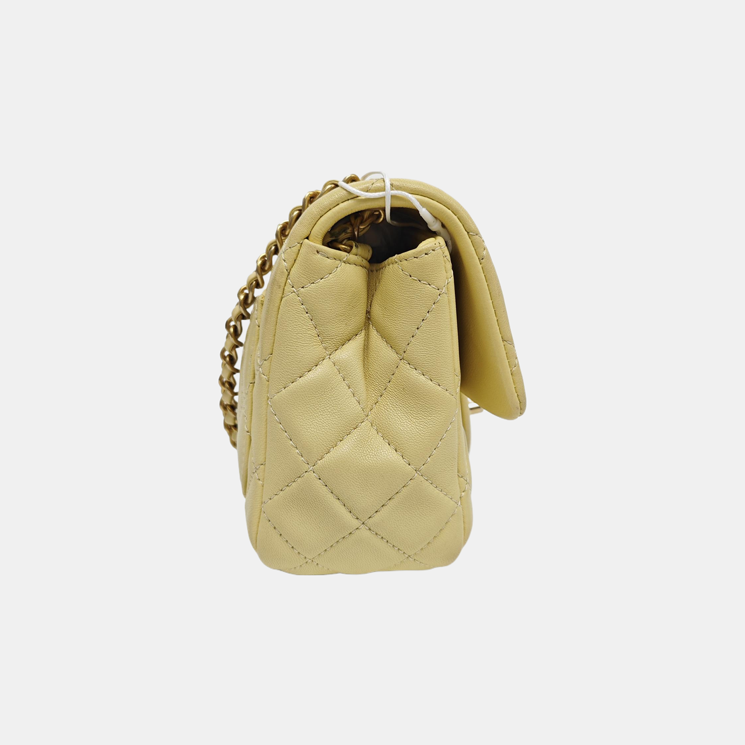 CLASSIC FLAP Mini Quilted Lambskin Yellow