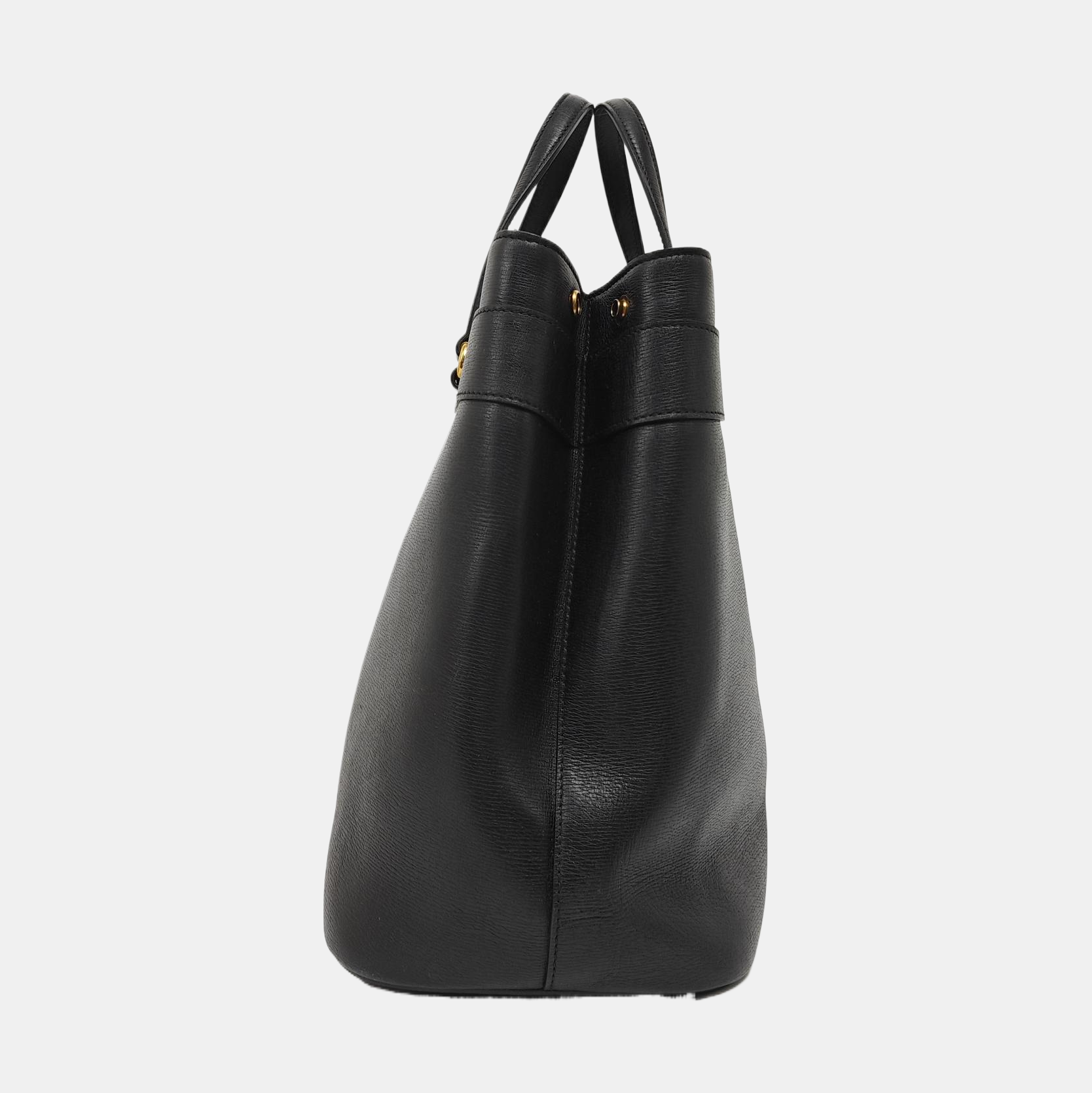 Horsebit Chain Calfskin Black