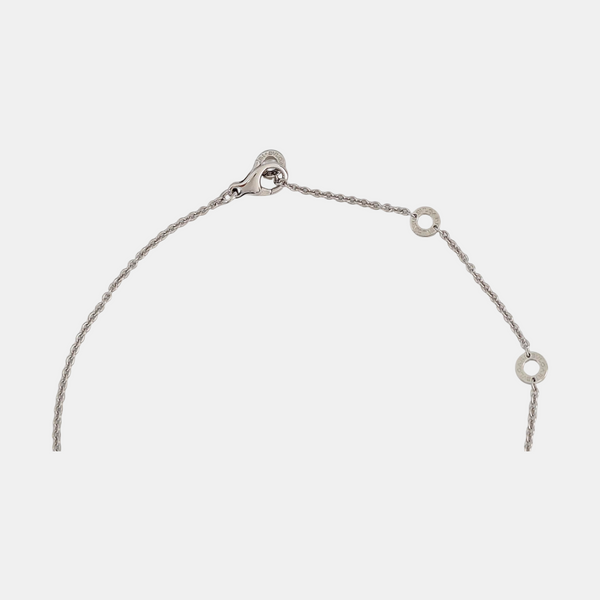 B.ZERO1 18k White Gold Silver Necklace