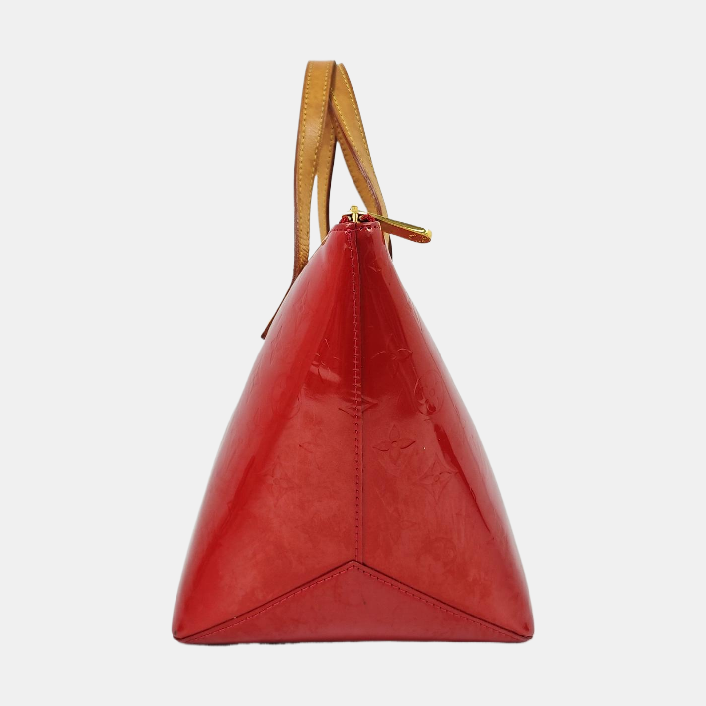 BELLEVUE Monogram Patent Leather Red