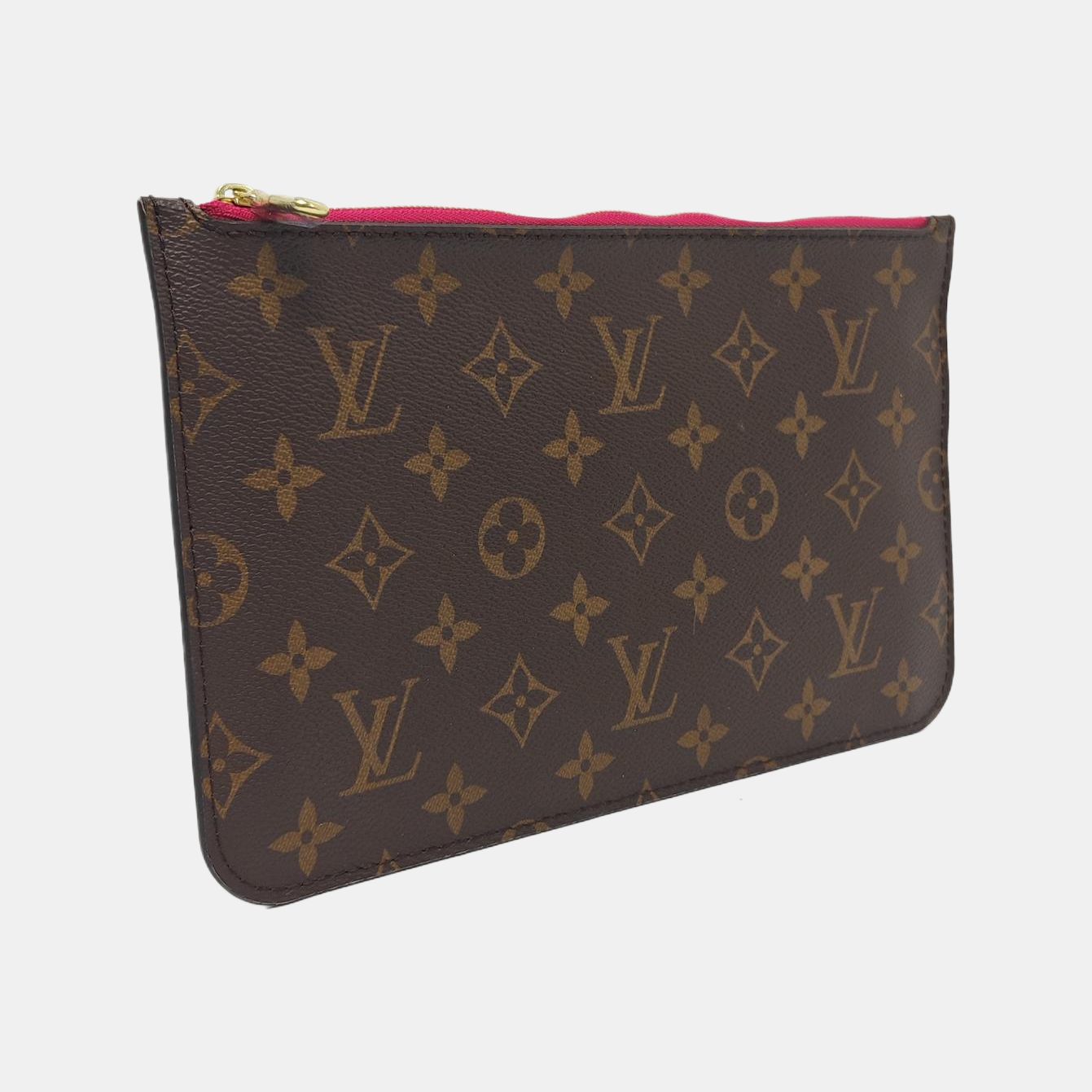 NEVERFULL PM Monogram Coated Canvas Brown