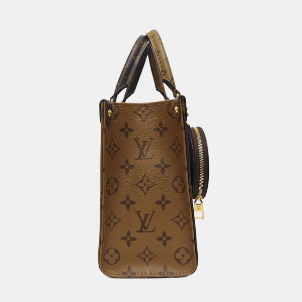 ONTHEGO PM Monogram Coated Canvas Brown