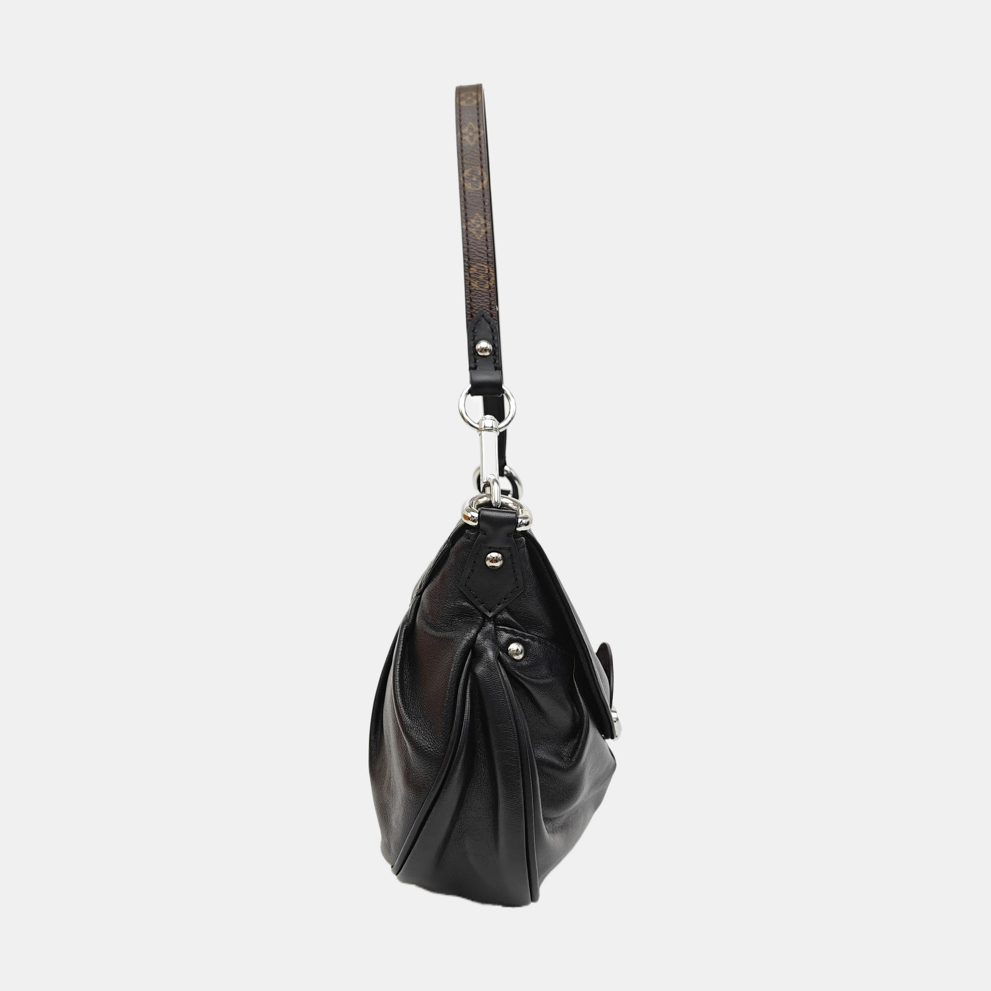 SUNSET Monogram Lambskin Black