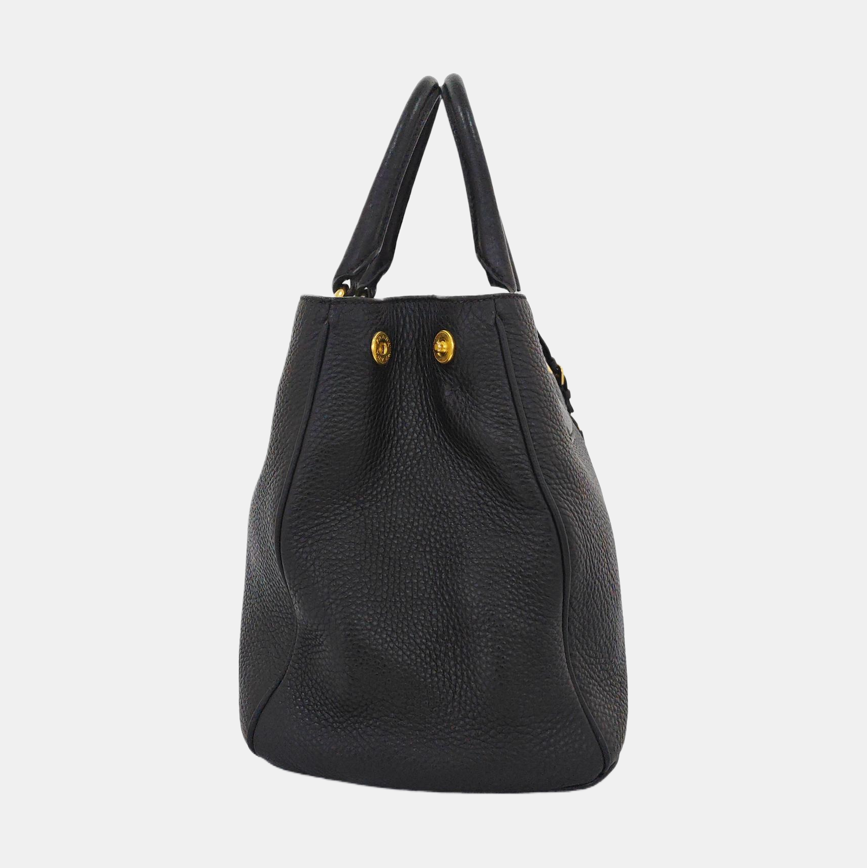 Calfskin Shoulder Bag Black