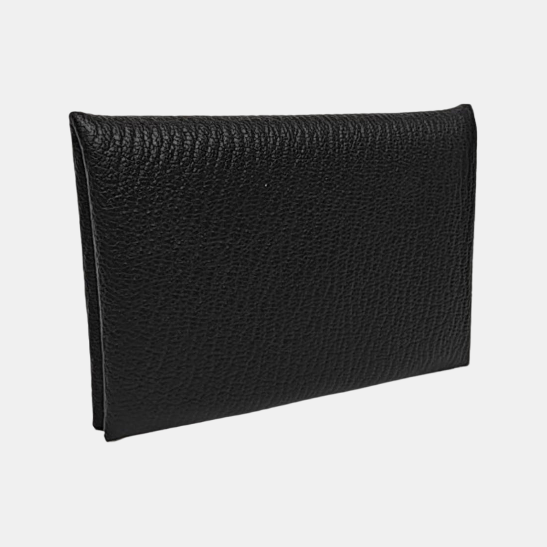 Calvi Chèvre Mysore Black Card Holder