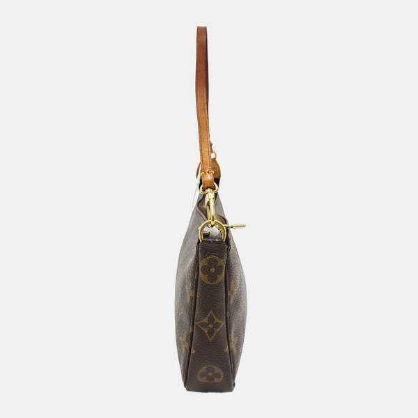 ACCESSOIRES Monogram Coated Canvas Brown