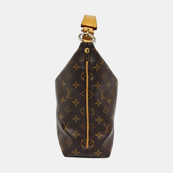 VINTAGE SULLY PM Monogram Coated Canvas Brown