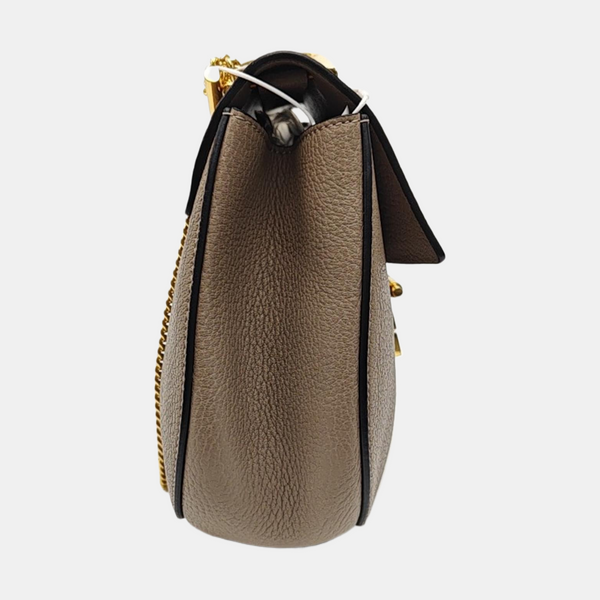 Drew Medium Calfskin Gray