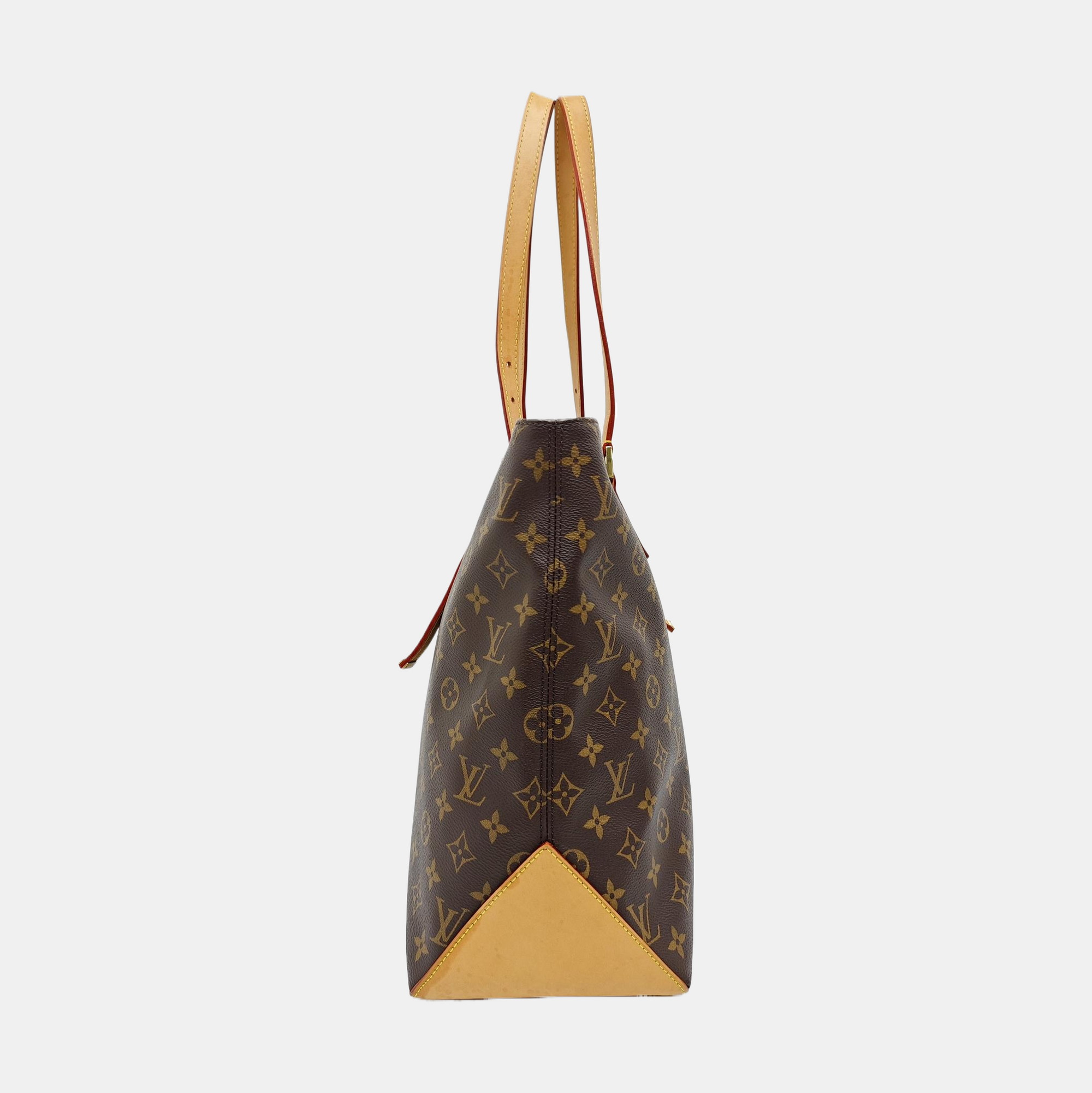 CABAS MEZZO Monogram Coated Canvas Brown