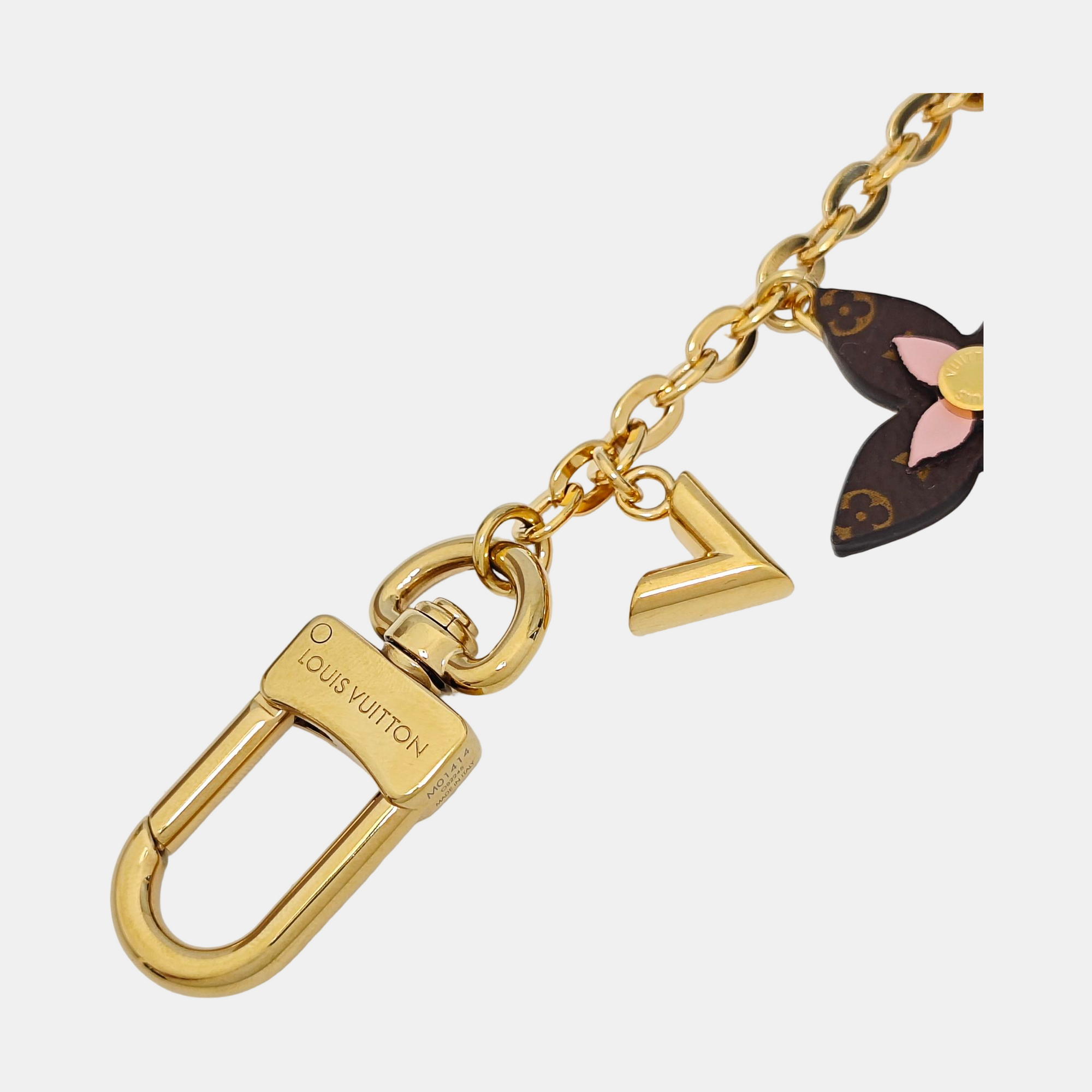 Metal Bag Charm Gold