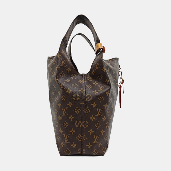 ATLANTIS Monogram Coated Canvas Brown