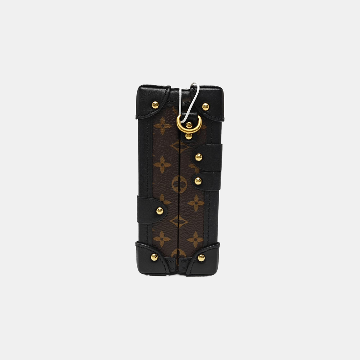 PETITE MALLE Monogram Coated Canvas Brown