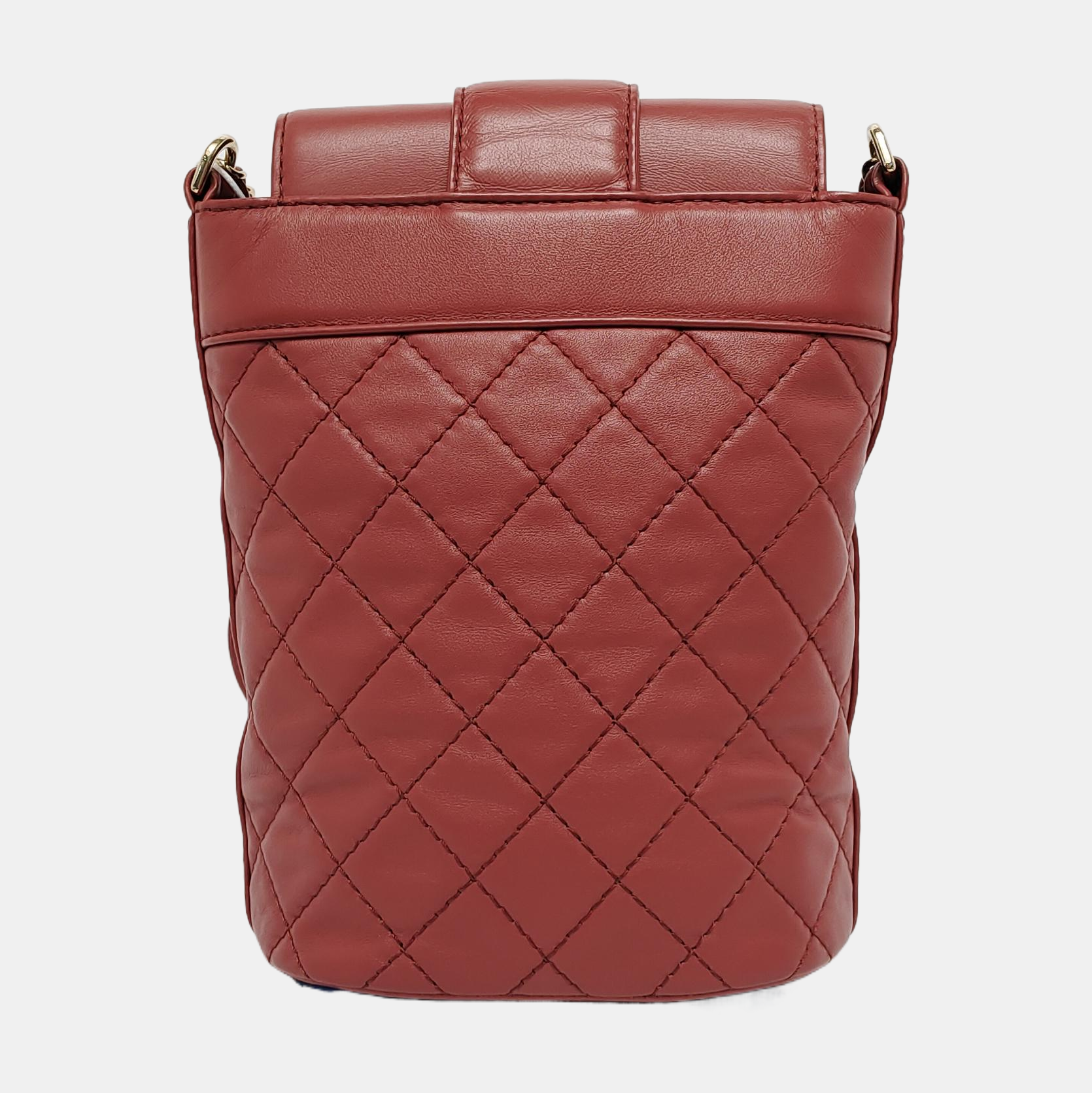 Quilted Calfskin Red