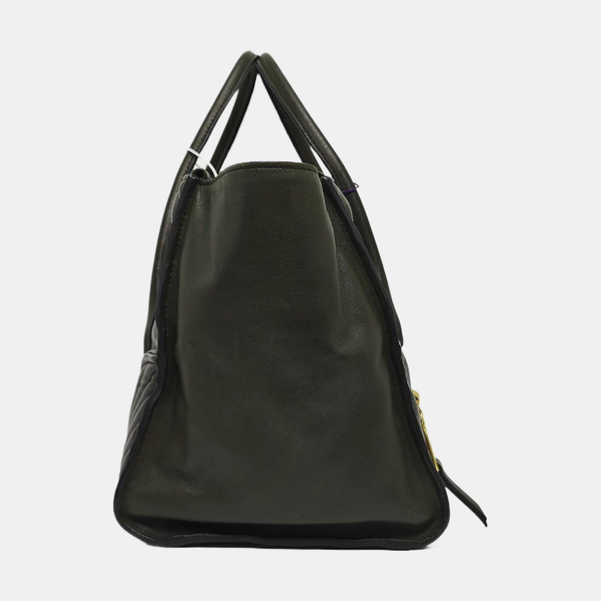 Quilted Lambskin Shoulder Bag Green