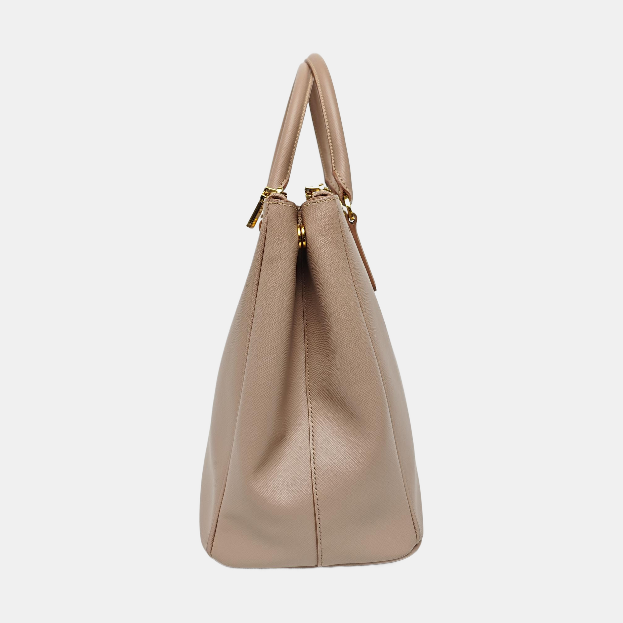 Galleria Large Saffiano Calfskin Pink