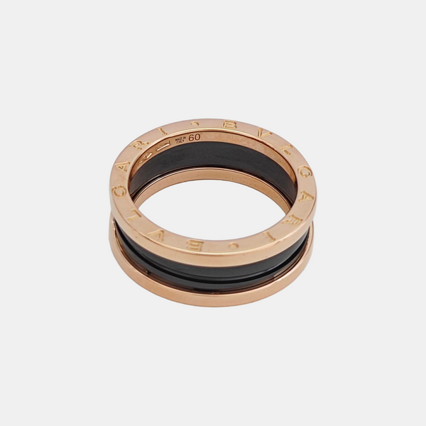 B.ZERO1 18k Rose Gold Ring EU 60