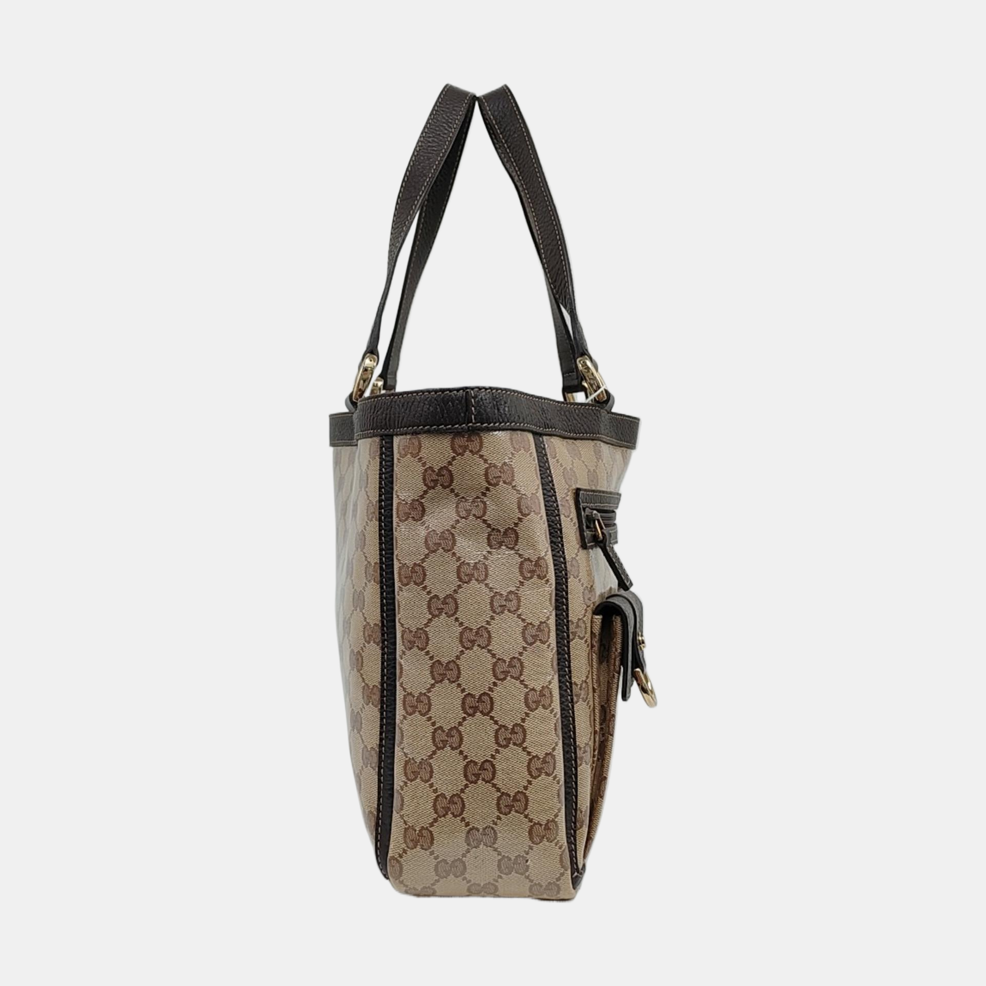 Monogram Coated Canvas Beige