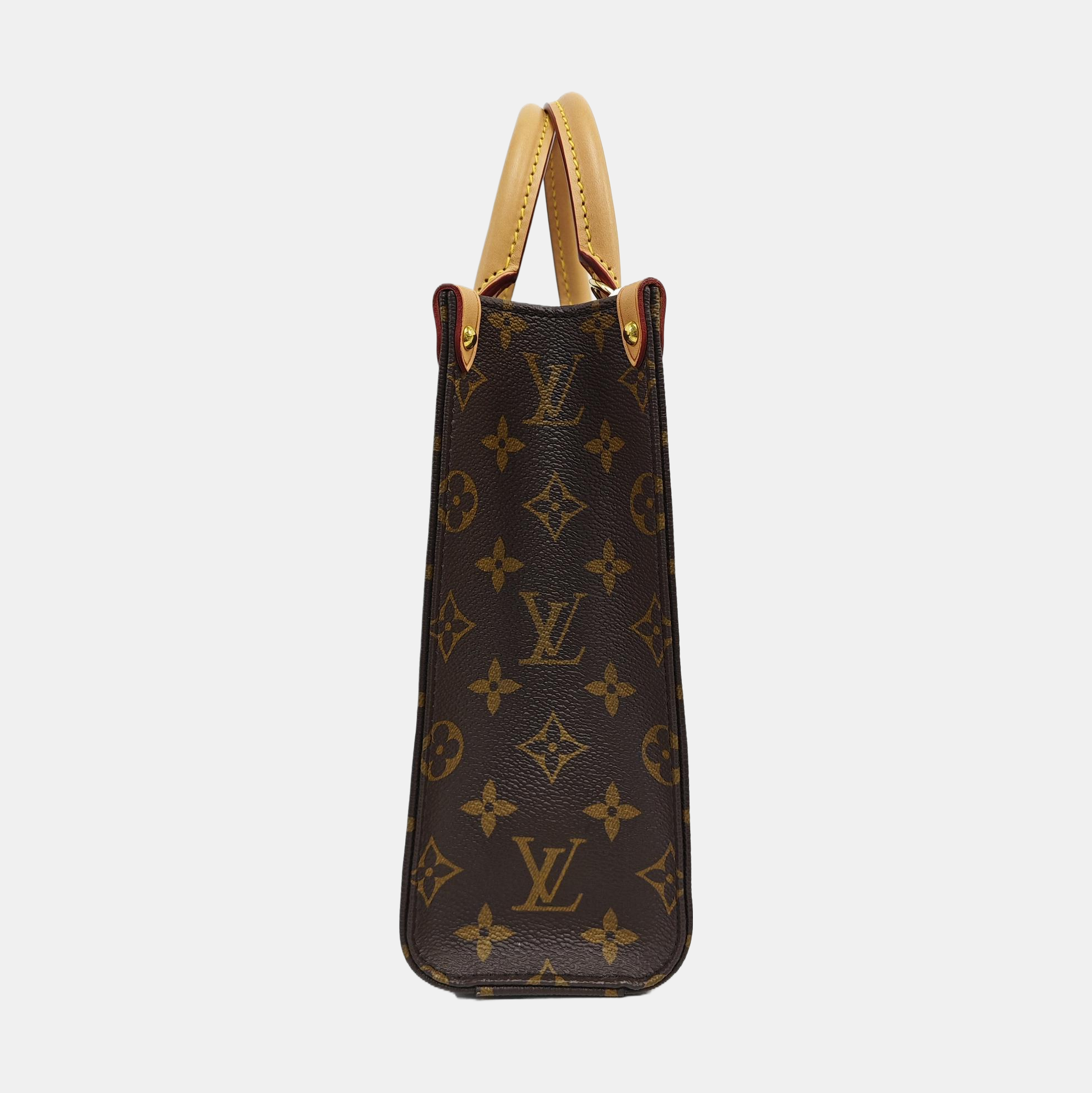 SAC PLAT BB Monogram Coated Canvas Brown