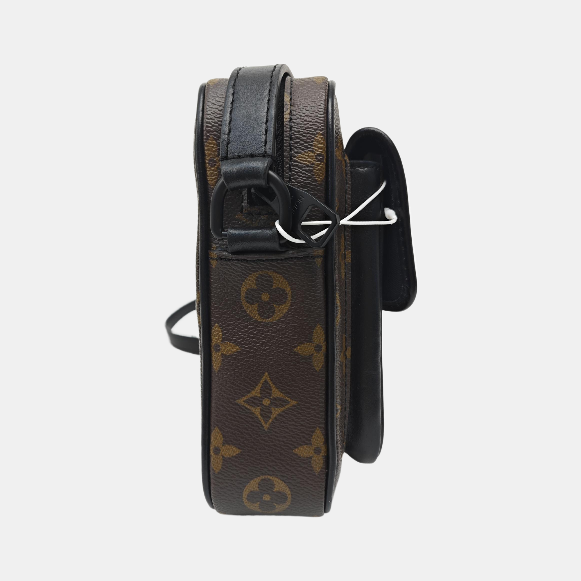 CHRISTOPHER Monogram Coated Canvas Brown
