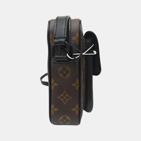 CHRISTOPHER Monogram Coated Canvas Brown