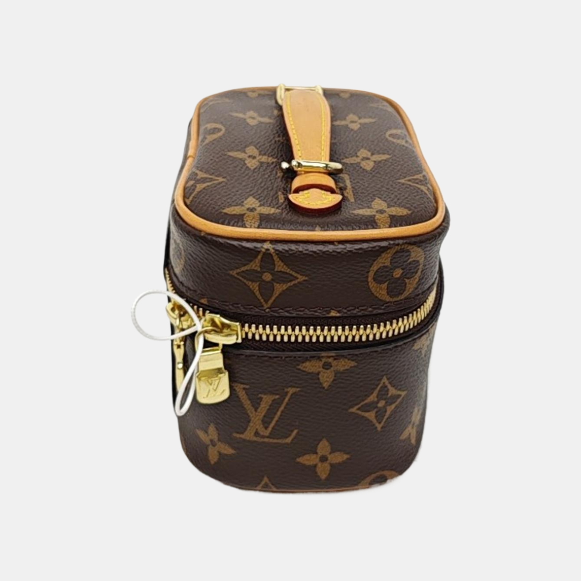 NICE Super Mini Monogram Coated Canvas Brown