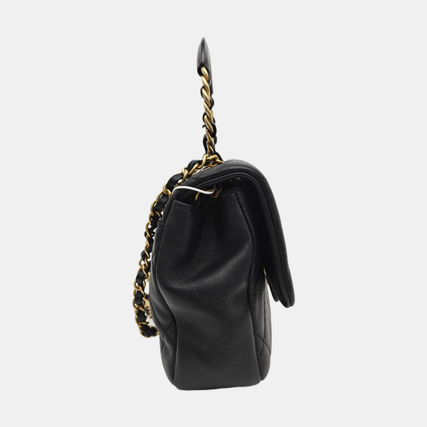 IN THE LOOP Quilted Lambskin Black