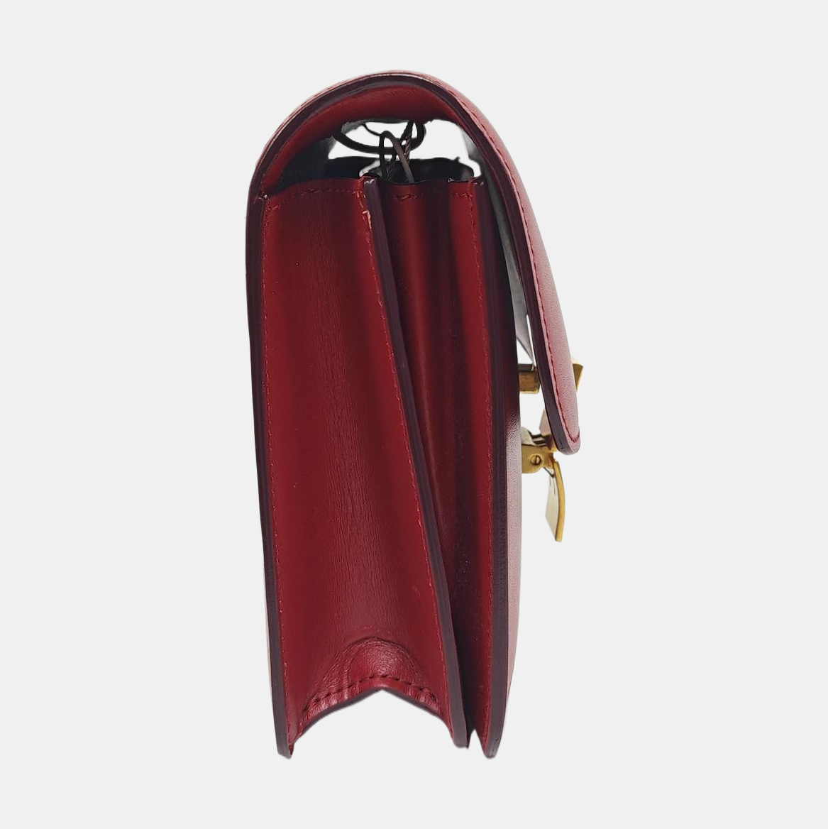 Authenticated pre-owned  CLASSIC BOX Small Calfskin Red - Shoulder Bag at Looply