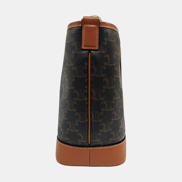 TRIOMPHE CANVAS Small Coated Canvas Brown