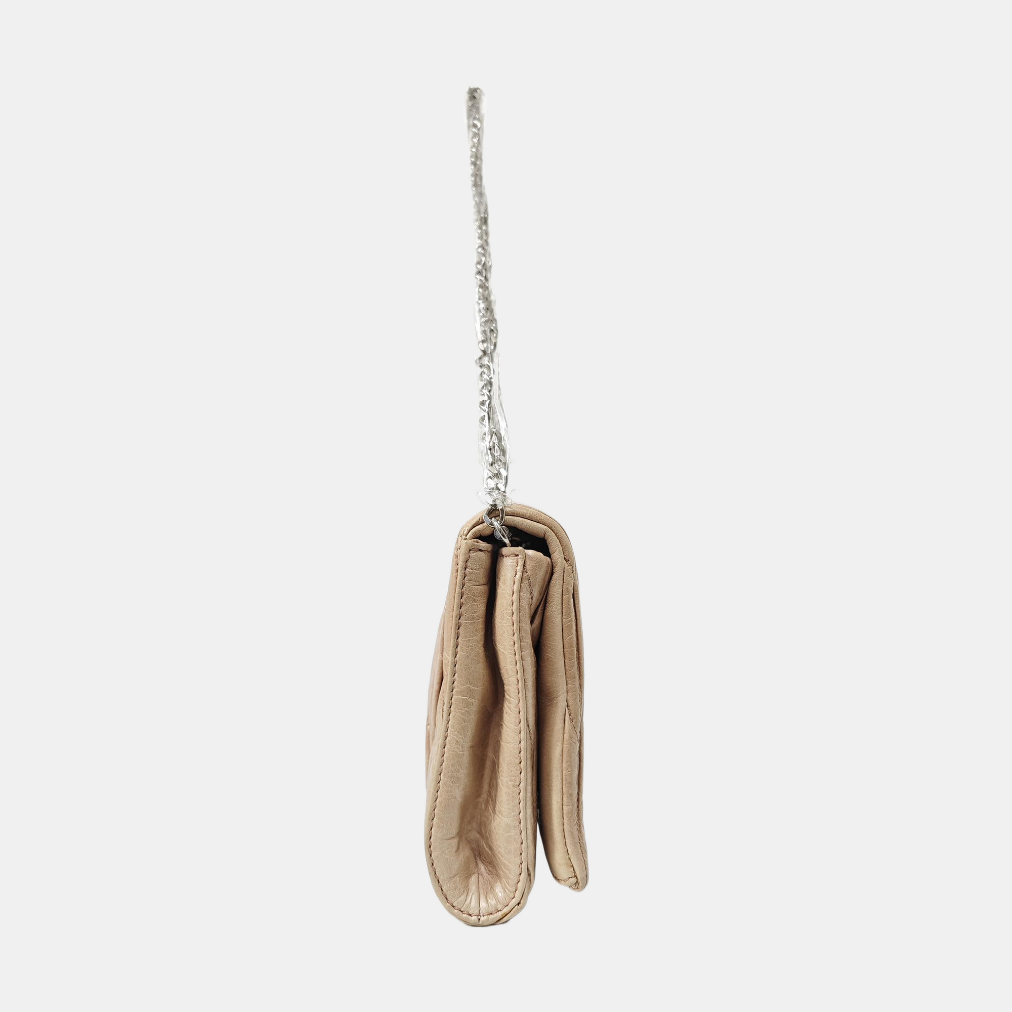 Miu Délice Quilted Lambskin Beige
