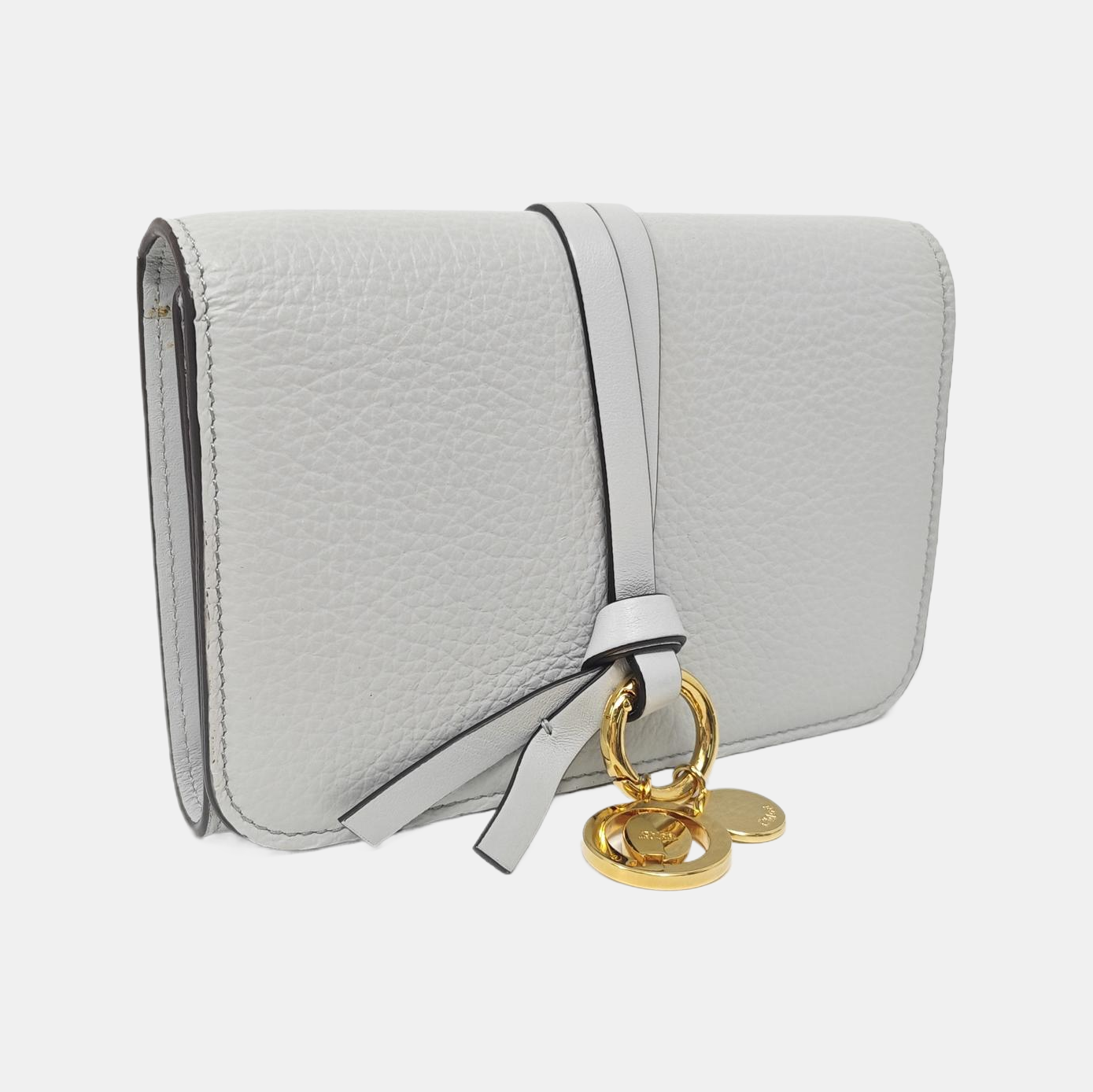 Alphabet Calfskin Green Wallet