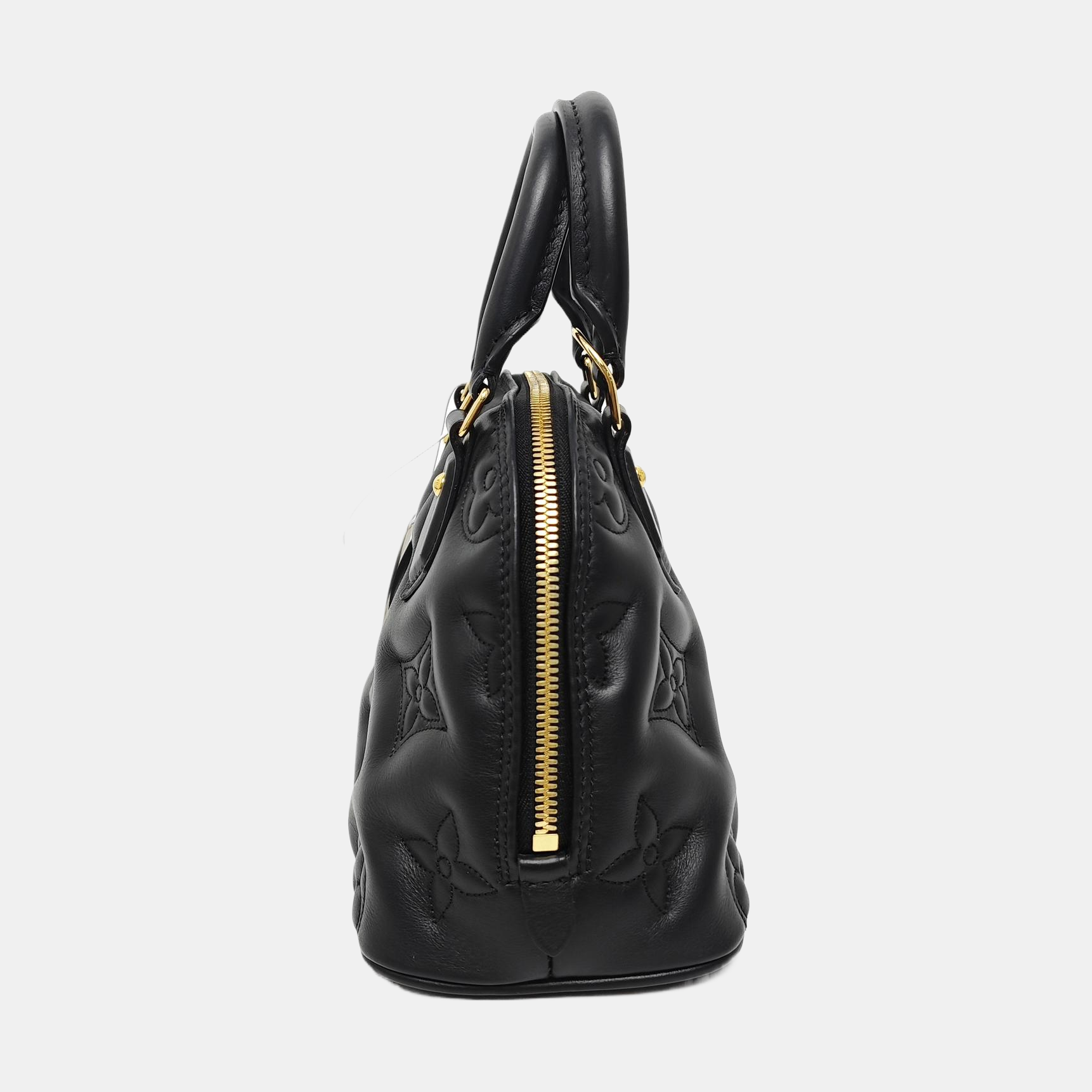 ALMA BB Quilted Calfskin Black