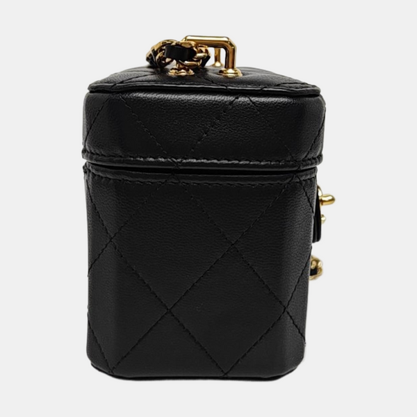 Quilted Lambskin Small Black