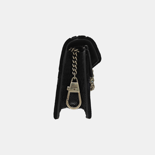 Dionysus Super Mini Monogram Velvet Black