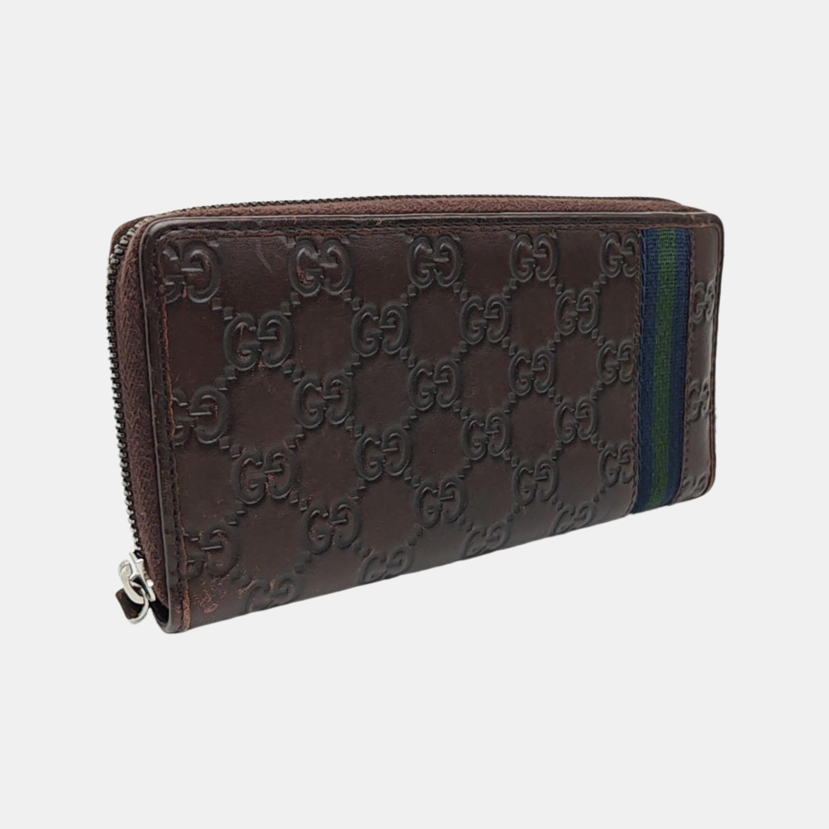 Monogram Calfskin Wallet Brown