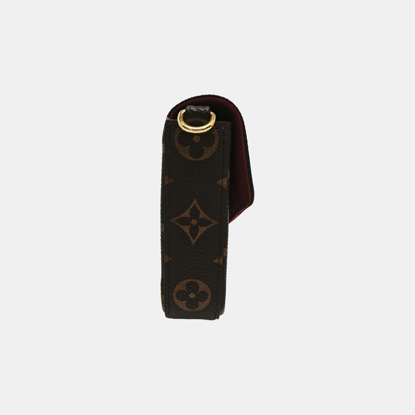 FÉLICIE Monogram Coated Canvas Brown