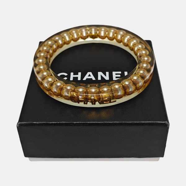 Synthetic Material Yellow Bangle