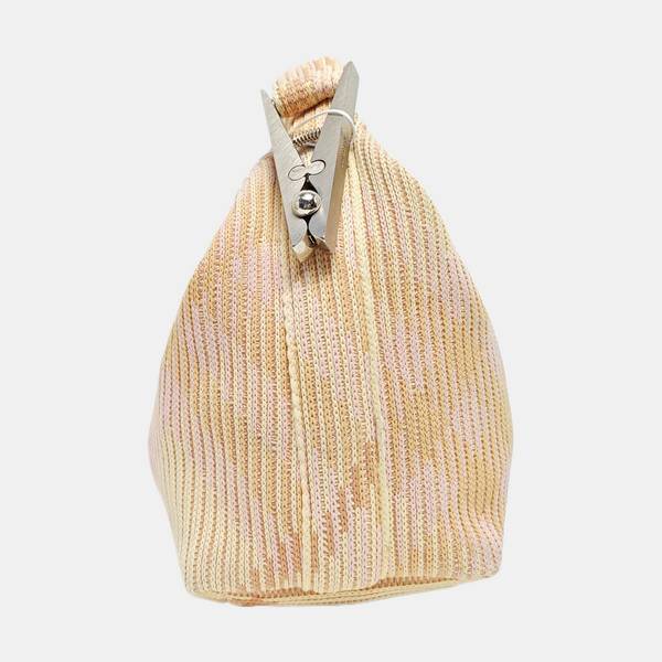 Fabric Top Handle Bag Mini Pink