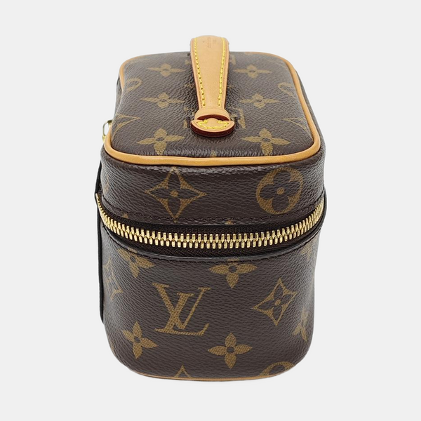 NICE Super Mini Monogram Coated Canvas Brown